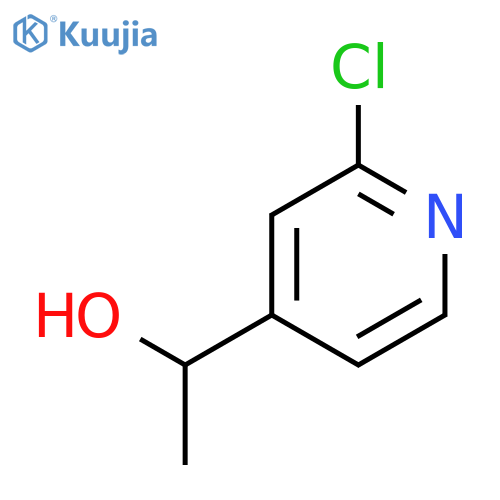 (1R)-1-(2-chloropyridin-4-yl)ethan-1-ol structure