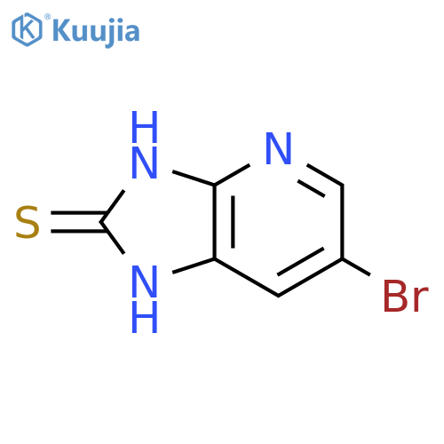 6-Bromo-3H-imidazo4,5-bpyridine-2-thiol structure