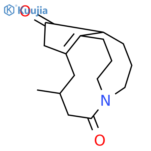 (7R,11S)-7-methyl-2,3,7,8,9,11-hexahydro-4,11-propanocyclopenta[e]azecine-5,10(1H,6H)-dione structure