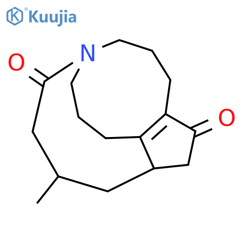 7-methyl-2,3,7,8,8a,9-hexahydro-4,11-propanocyclopenta[e]azecine-5,10(1H,6H)-dione structure