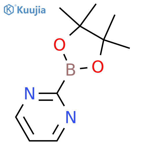 2-(tetramethyl-1,3,2-dioxaborolan-2-yl)pyrimidine structure