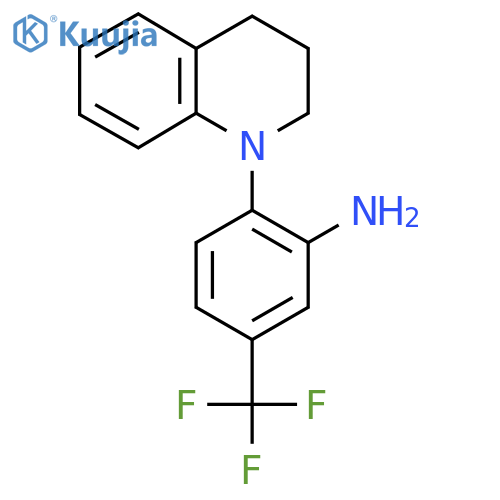 2-3,4-Dihydro-1(2H)-quinolinyl-5-(trifluoromethyl)aniline structure