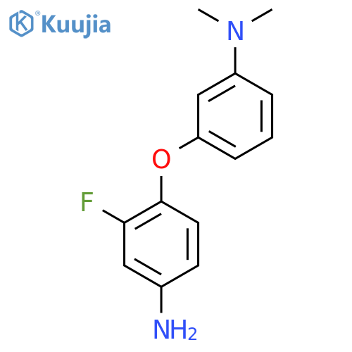 N-[3-(4-Amino-2-fluorophenoxy)phenyl]-N,N-dimethylamine structure