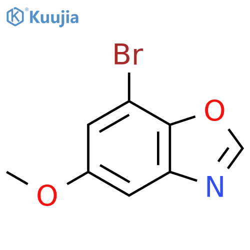 7-Bromo-5-methoxy-1,3-benzoxazole structure