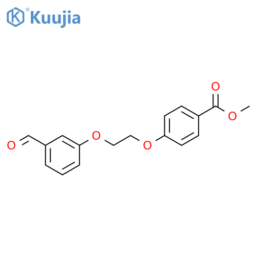 Methyl 4-2-(3-Formylphenoxy)EthoxyBenzenecarboxylate structure