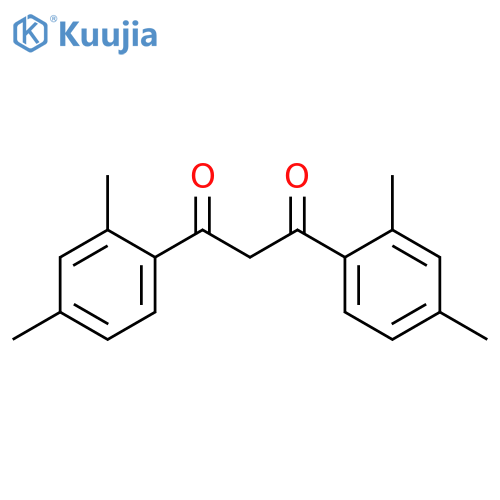 1,3-bis(2,4-dimethylphenyl)propane-1,3-dione structure