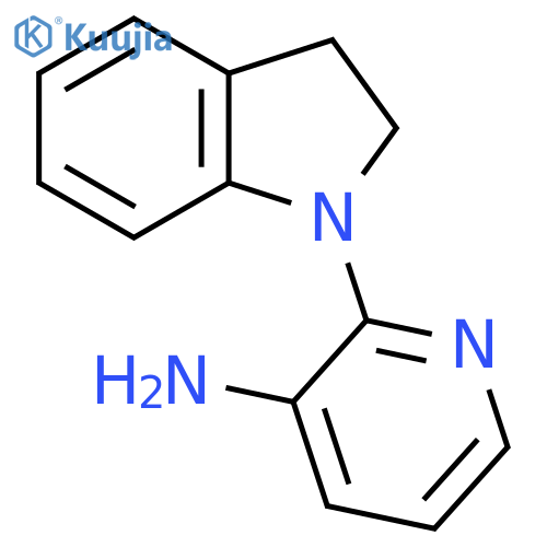 2-(2,3-Dihydro-1H-indol-1-YL)-3-pyridinylamine structure