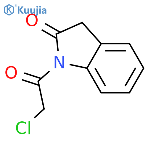 1-Chloroacetyloxindole structure