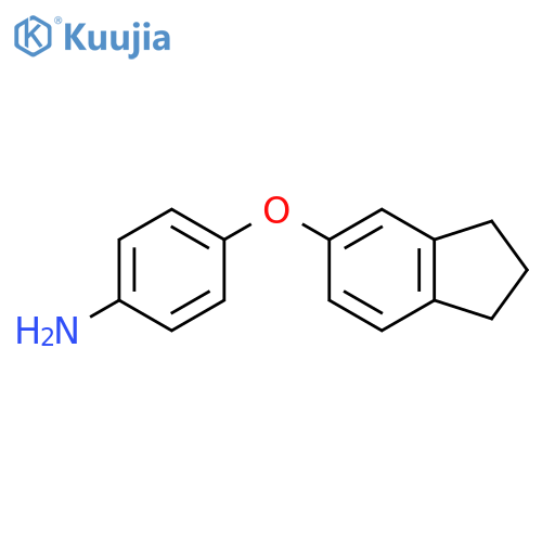 4-(2,3-Dihydro-1H-inden-5-yloxy)phenylamine structure