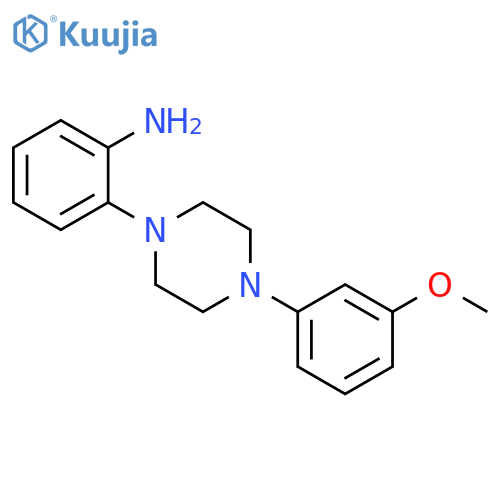 2-[4-(3-Methoxyphenyl)-1-piperazinyl]aniline structure