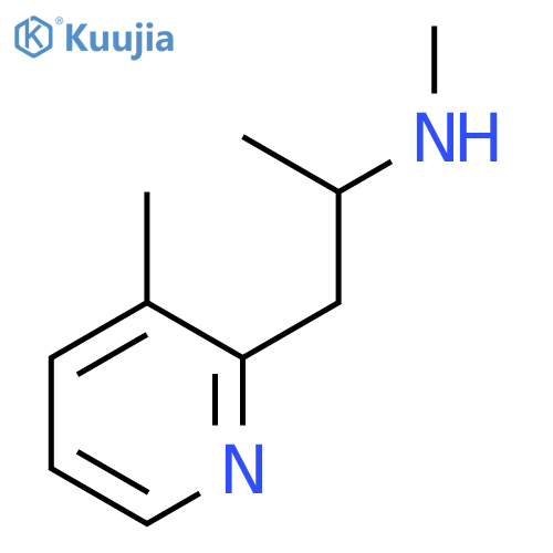 N-Methyl-1-(3-methylpyridin-2-yl)propan-2-amine structure