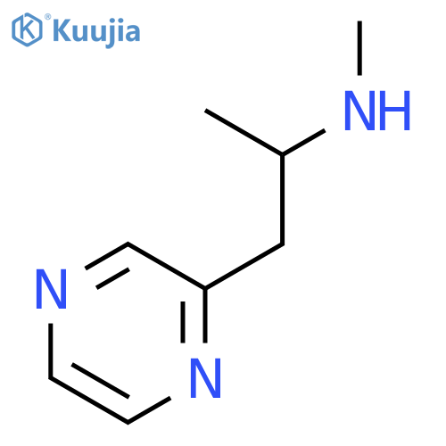 N-methyl-1-pyrazin-2-ylpropan-2-amine structure