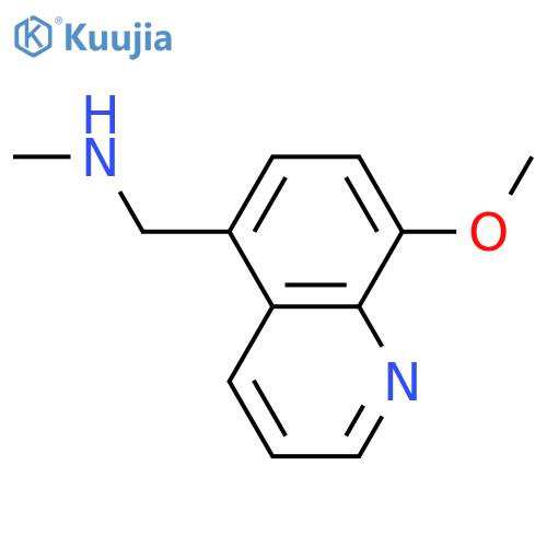 5-(methylamino)methyl-8-methoxyquinoline structure