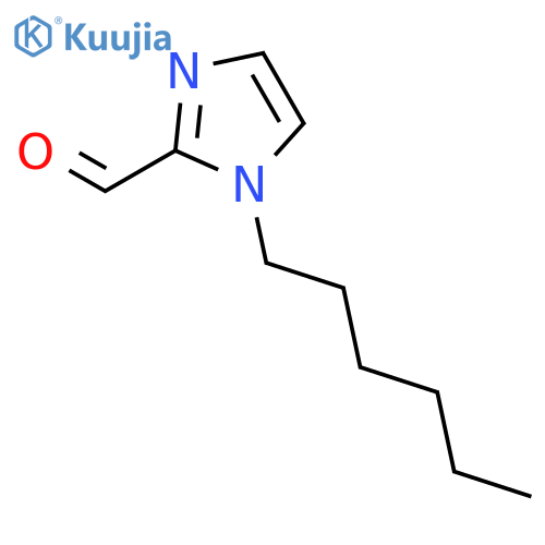 1-hexyl-1H-imidazole-2-carbaldehyde structure