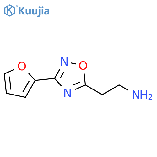 2-[3-(Furan-2-yl)-1,2,4-oxadiazol-5-yl]ethanamine structure