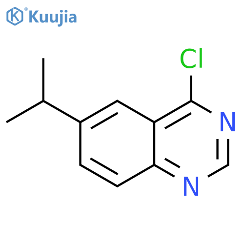 4-chloro-6-(propan-2-yl)quinazoline structure