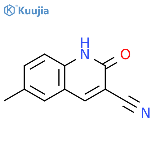 6-Methyl-2-oxo-1,2-dihydro-quinoline-3-carbonitrile structure