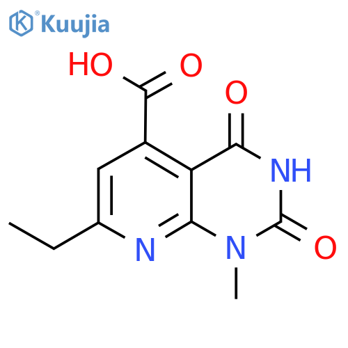 7-Ethyl-1-methyl-2,4-dioxo-1,2,3,4-tetrahydropyrido[2,3-d]pyrimidine-5-carboxylic acid structure