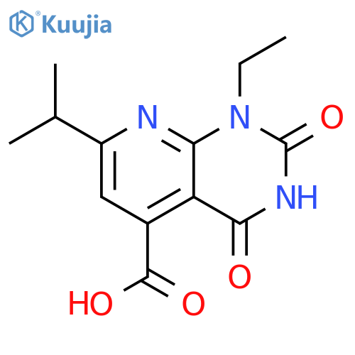 1-Ethyl-2,4-dioxo-7-(propan-2-yl)-1H,2H,3H,4H-pyrido2,3-dpyrimidine-5-carboxylic Acid structure