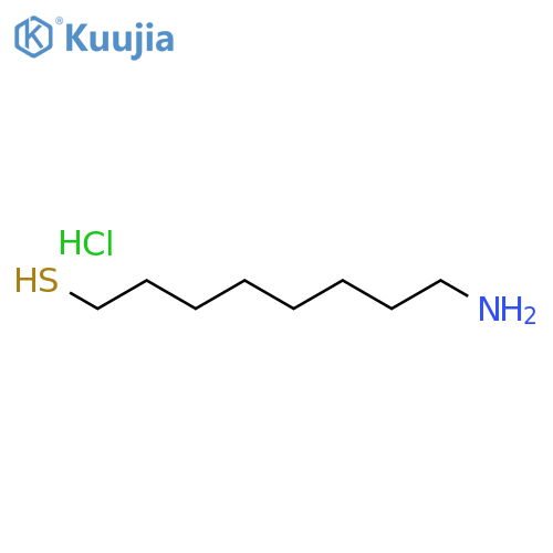1-Octanethiol, 8-amino-, hydrochloride (1:1) structure