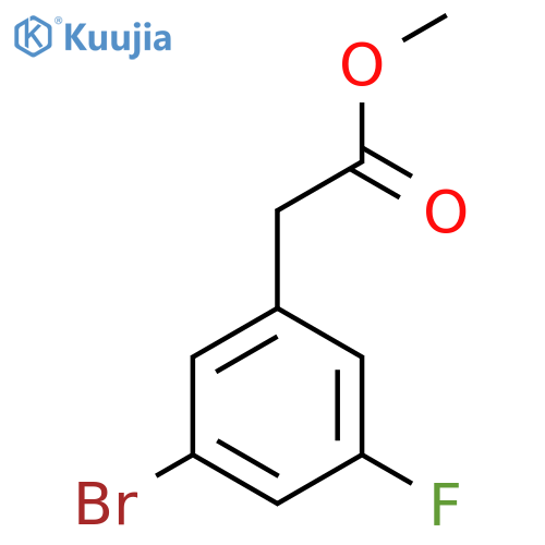Methyl 2-(3-bromo-5-fluorophenyl)acetate structure