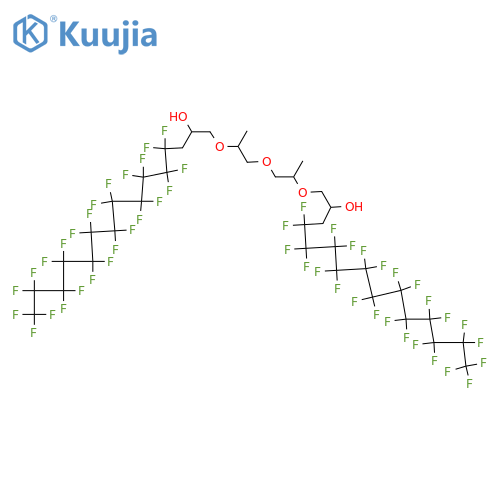 2-Pentadecanol,1,1'-[oxybis[(1-methyl-2,1-ethanediyl)oxy]]bis[4,4,5,5,6,6,7,7,8,8,9,9,10,10,11,11,12,12,13,13,14,14,15,15,15-pentacosafluoro-(9CI) structure