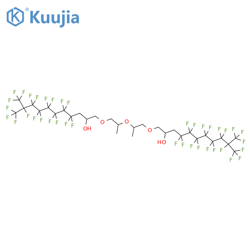 2-Undecanol,1,1'-[oxybis[(1-methyl-2,1-ethanediyl)oxy]]bis[4,4,5,5,6,6,7,7,8,8,9,9,10,11,11,11-hexadecafluoro-10-(trifluoromethyl)-(9CI) structure