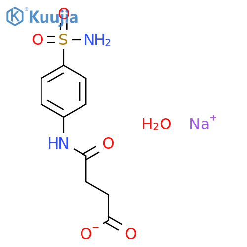 Butanoic acid,4-[[4-(aminosulfonyl)phenyl]amino]-4-oxo-, sodium salt (1:1) structure
