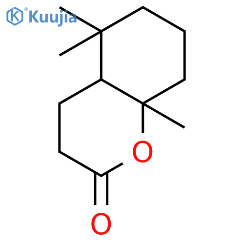 2H-1-Benzopyran-2-one,octahydro-5,5,8a-trimethyl- structure