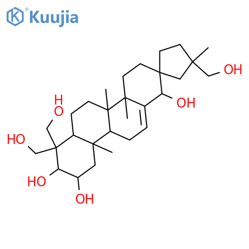 19(18→17)-Abeo-28-nor-12-oleanene-2,3,18,23,24,29-hexol; (2α,3α,17R,18β,20ξ)-form structure