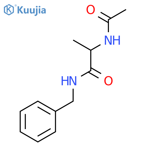 2-(Acetylamino)-N-(phenylmethyl)propanamide structure