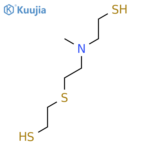 Ethanethiol, 2-[[2-[(2-mercaptoethyl)methylamino]ethyl]thio]- structure