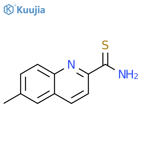 6-methylquinoline-2-carbothioamide structure