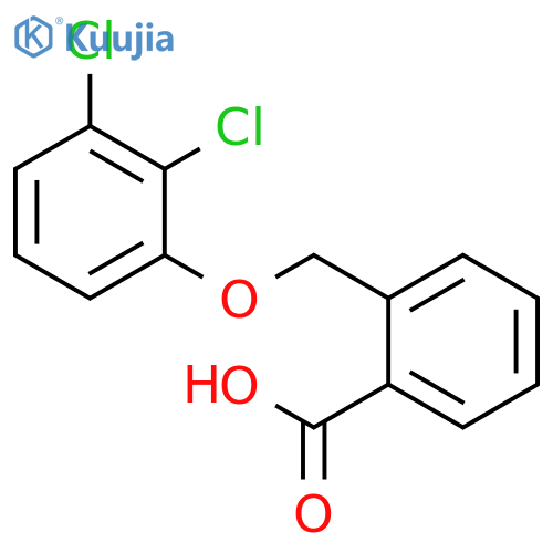 2-(2,3-Dichlorophenoxymethyl)benzoic acid structure
