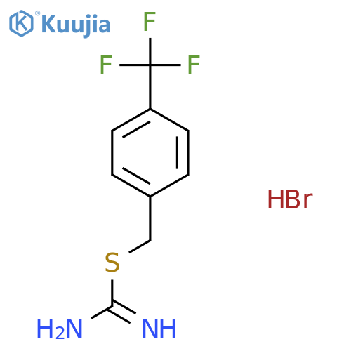 2-(4-(Trifluoromethyl)benzyl)isothiouronium Bromide structure