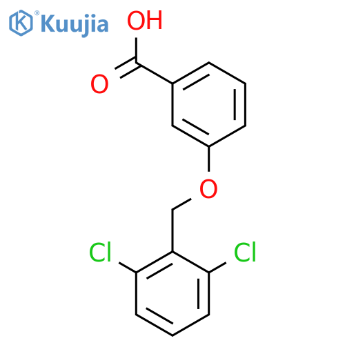 3-(2,6-Dichlorobenzyl)oxybenzoic Acid structure