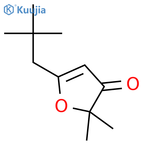 5-(2,2-dimethylpropyl)-2,2-dimethyl-2,3-dihydrofuran-3-one structure