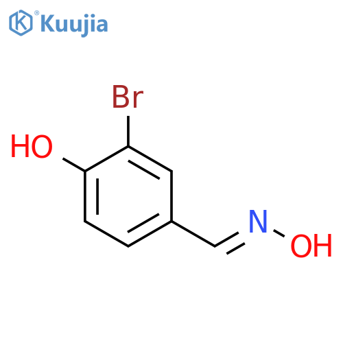 Benzaldehyde, 3-bromo-4-hydroxy-, oxime structure