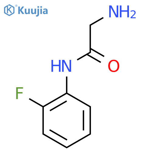 2-amino-N-(2-fluorophenyl)acetamide structure