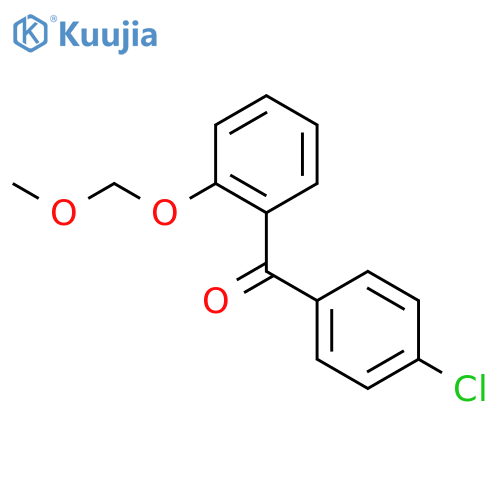 (4-Chlorophenyl)2-(methoxymethoxy)phenylmethanone structure