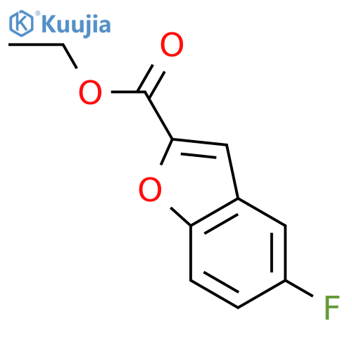 5-Fluoro-2-benzofurancarboxylic Acid Ethyl Ester structure