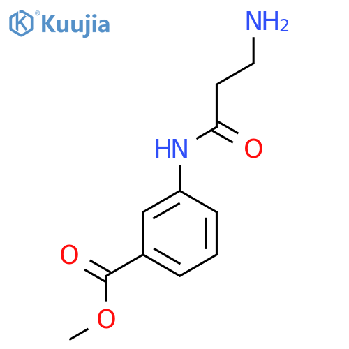 Methyl 3-(beta-alanylamino)benzoate structure