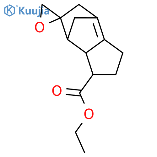 Ethyl hexahydrospiro(4,7-methano-5H-indene-5,2-oxirane)-3-carboxylate structure