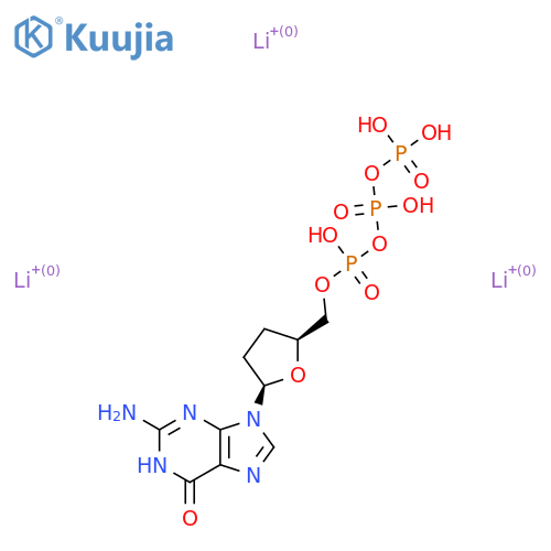 2',3'-DIDEOXYGUANOSINE 5'-TRIPHOSPHATE*LITHIUM 10 MM structure
