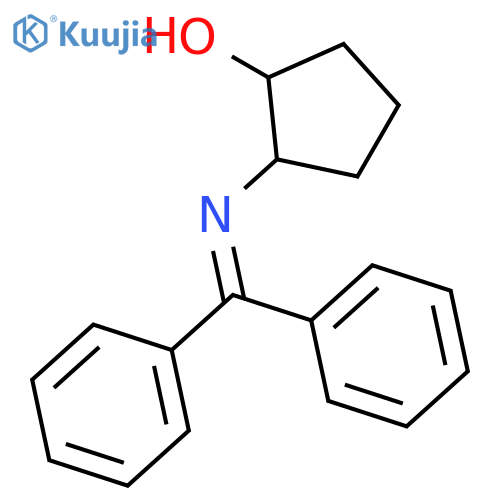 (1R,2R)-2-(Diphenylmethylene)amino-cyclopentanol structure