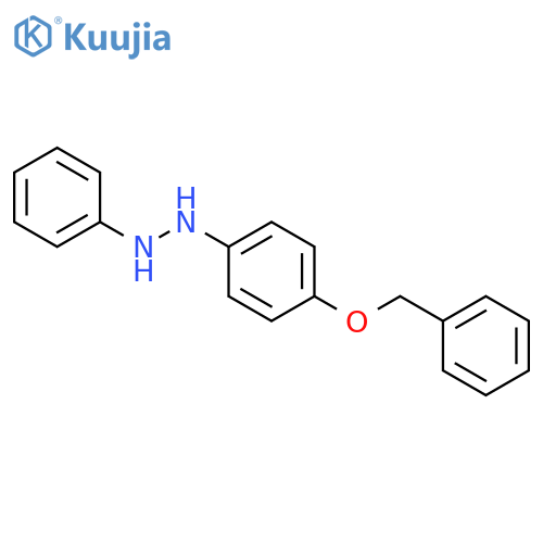 1-Phenyl-2-4-(phenylmethoxy)phenylhydrazine structure