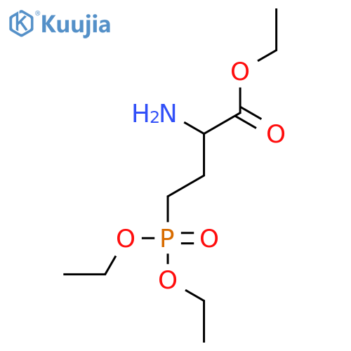 Butanoic acid,2-amino-4-(diethoxyphosphinyl)-, ethyl ester structure