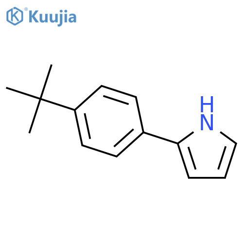 2-(4-tert-butylphenyl)-1H-pyrrole structure
