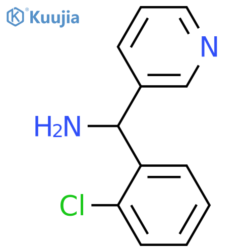 1-(2-chlorophenyl)-1-(pyridin-3-yl)methanamine structure