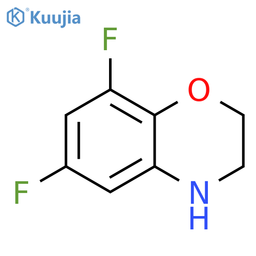 6,8-difluoro-3,4-dihydro-2H-1,4-benzoxazine structure